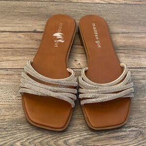 Used Madden Girl rhinestone sandal size 7